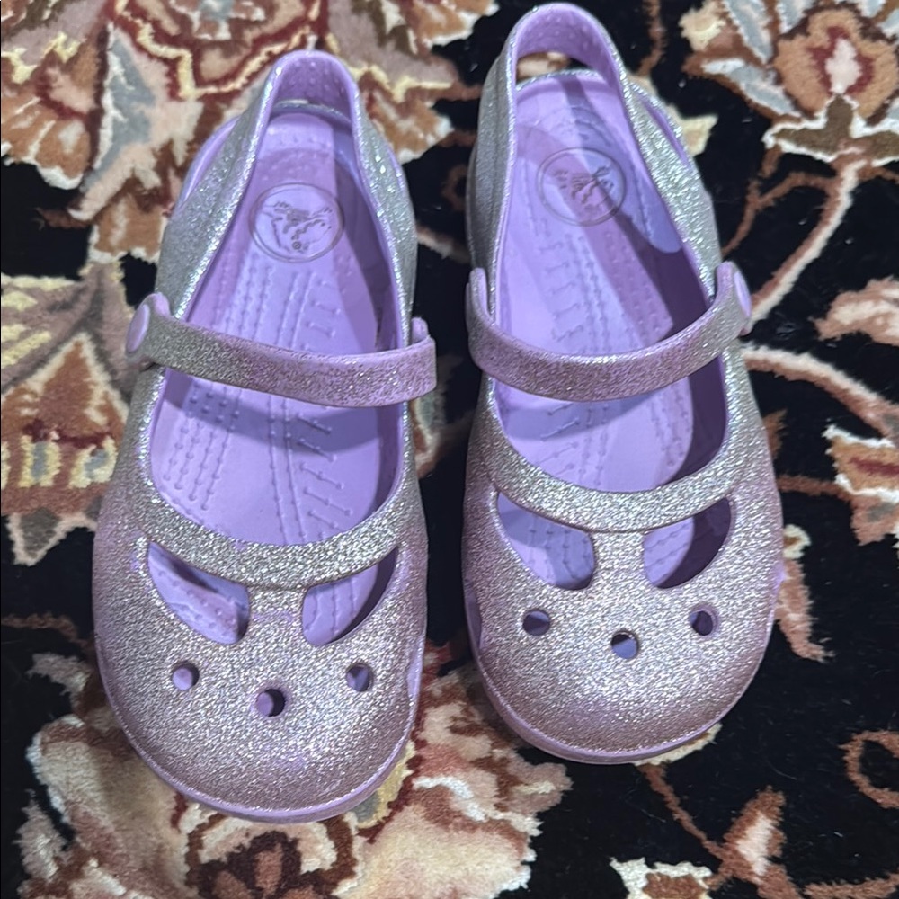 Crocs Glittery Purple Kids
